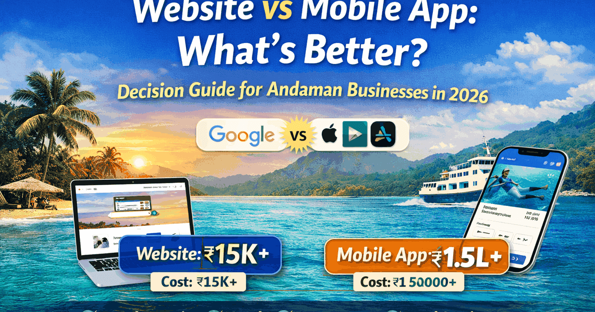 Website vs Mobile App: What’s Better for Andaman Businesses in 2026?